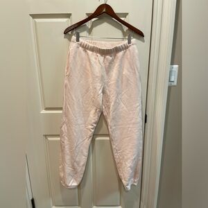 Les Tien Pink Jogger Sweatpants Size Small